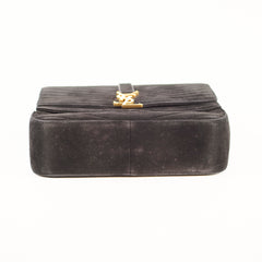 Saint Laurent Suede Square Black Crossbody