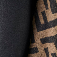 Fendi Wool Cashmere Poncho ONE SIZE