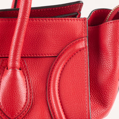 Celine Mini Luggage Red