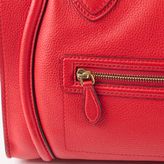 Celine Mini Luggage Red
