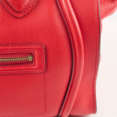 Celine Mini Luggage Red