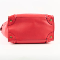 Celine Mini Luggage Red
