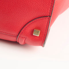Celine Mini Luggage Red