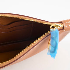 Hermes Zipengo Chaine d'Ancre To Go Pouch Evercolor Gold - K stamp 2025