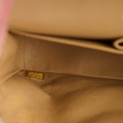 Chanel Medium Classic Flap Dark Beige Caviar 24k Gold - 10 Series (2005)