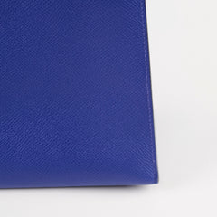 Hermes Kelly 28 Epsom Bi Colour Bleu Electrique - A Stamp