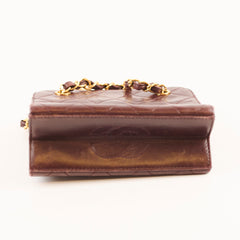 Chanel Kisslock Vintage Bag Burgundy Lambskin (4 Series)