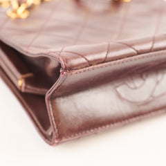 Chanel Kisslock Vintage Bag Burgundy Lambskin (4 Series)