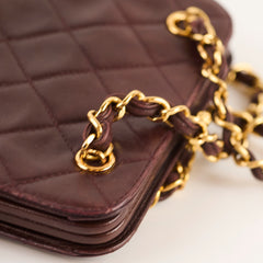 Chanel Kisslock Vintage Bag Burgundy Lambskin (4 Series)