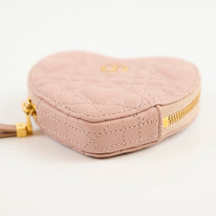 Christian Dior Heart Micro Crossbody Dusty Pink