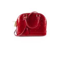 Louis Vuitton Alma BB Monogram Vernis Red