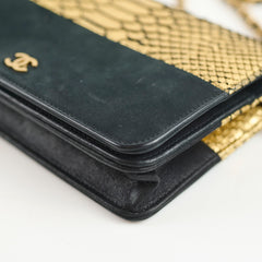 Chanel Python WOC Black Gold 22 Series