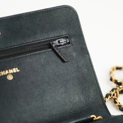 Chanel Python WOC Black Gold 22 Series