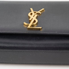 Saint Laurent Kate Shoulder Bag Black