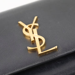 Saint Laurent Kate Shoulder Bag Black
