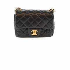 Chanel Mini Square Pearl Crush Black
