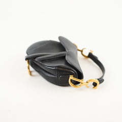 Christian Dior Nano Saddle bag Black