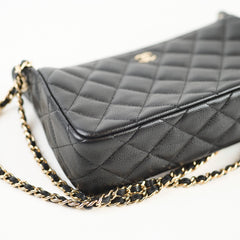 Chanel Zip Clutch on Chain Caviar Black (2025)
