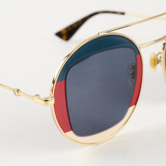 Gucci Round Frame Sylvie Web Glasses GG0105R