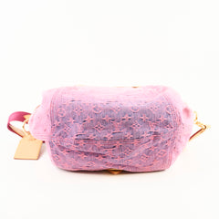 Louis Vuitton Sunshine Monogram Pink Denim Hobo Shoulder