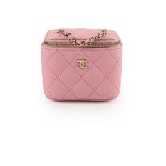 Chanel Pink Caviar Box Vanity 31 series