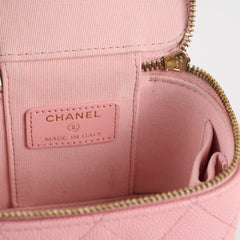 Chanel Pink Caviar Box Vanity 31 series
