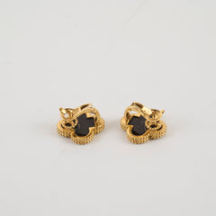Van Cleef & Arpels Magic Earrings Onyx