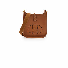 Hermes Evelyne TPM Mini Togo Gold GHW - K Stamp