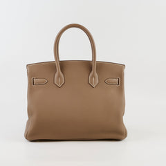 Hermès Birkin 30 Togo Etoupe GHW - A Stamp