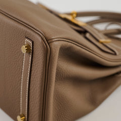 Hermès Birkin 30 Togo Etoupe GHW - A Stamp