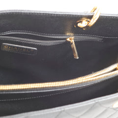 Chanel Caviar GST Grand Shopping Tote Black