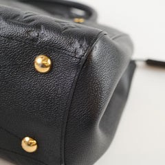 Louis Vuitton Montaigne MM Black Empreinte