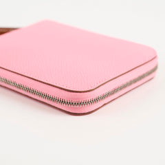 Hermès Silk In Compact Wallet Pink