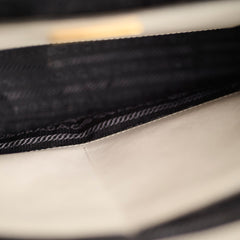 Prada Saffiano Galleria Tote Two Tone Black/White