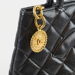 Chanel Medallion Tote Black Caviar GHW