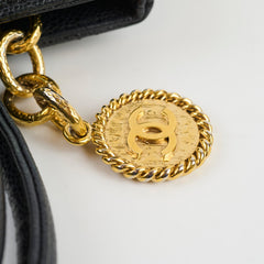 Chanel Medallion Tote Black Caviar GHW