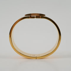 Hermes Clic H Bracelet Blanc 20mm GM