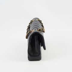 Chanel Classic Flap Medium Lambskin Black
