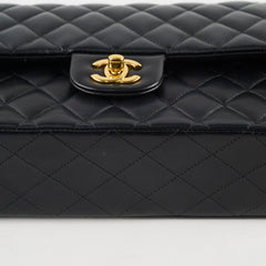 Chanel Classic Flap Medium Lambskin Black