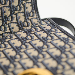 Dior Medium 30 Montaigne Navy Oblique