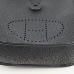 Hermes Mini Evelyne Noir Black- Stamp W