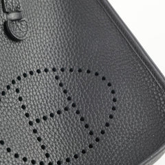 Hermes Mini Evelyne Noir Black- Stamp W