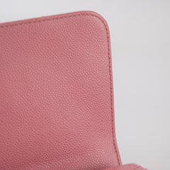 Chanel Caviar 24k Vintage Kelly Top Handle Pink