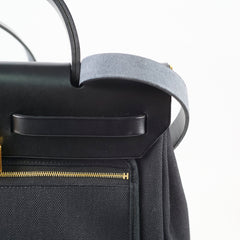 Hermes Herbag 31 Black GHW Z stamp