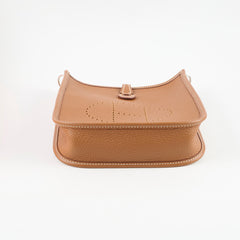 Hermes Mini Evelyne Gold PHW Zigzag Strap U Stamp