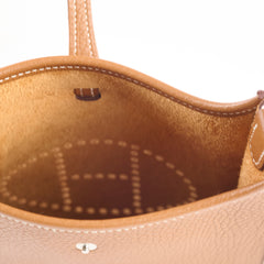 Hermes Mini Evelyne Gold PHW Zigzag Strap U Stamp