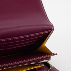 Goyard Varenne Burgundy Long Wallet