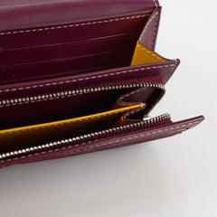 Goyard Varenne Burgundy Long Wallet