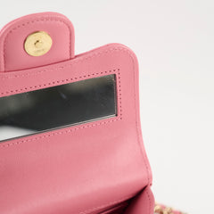 Chanel Mini Pink Top Handle Crossbody - Microchipped