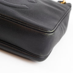 Chanel CC Front Pocket Tote Caviar Black 18k Gold